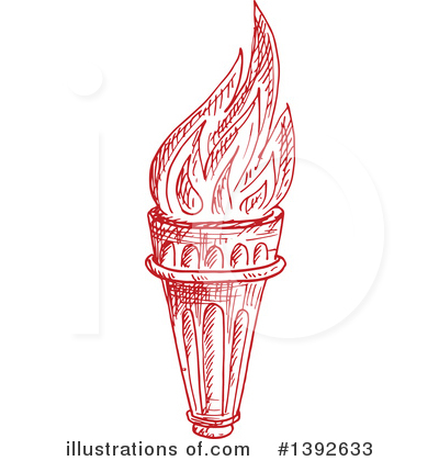 Royalty-Free (RF) Torch Clipart Illustration by Vector Tradition SM - Stock Sample #1392633