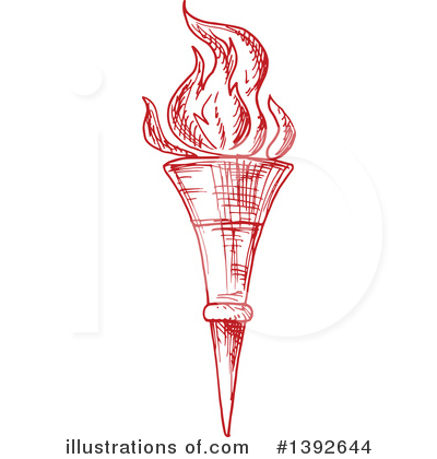 Royalty-Free (RF) Torch Clipart Illustration by Vector Tradition SM - Stock Sample #1392644