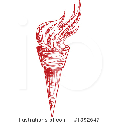 Royalty-Free (RF) Torch Clipart Illustration by Vector Tradition SM - Stock Sample #1392647