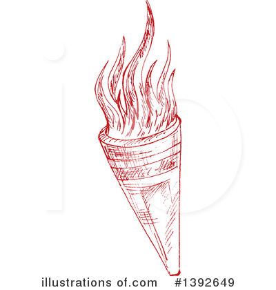 Royalty-Free (RF) Torch Clipart Illustration by Vector Tradition SM - Stock Sample #1392649