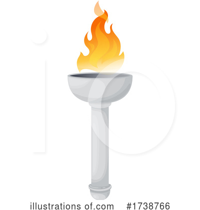 Royalty-Free (RF) Torch Clipart Illustration by Vector Tradition SM - Stock Sample #1738766