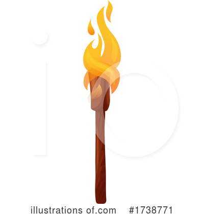 Royalty-Free (RF) Torch Clipart Illustration by Vector Tradition SM - Stock Sample #1738771