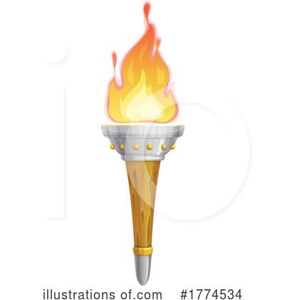 Royalty-Free (RF) Torch Clipart Illustration by Vector Tradition SM - Stock Sample #1774534