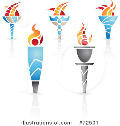Royalty-Free (RF) Torch Clipart Illustration by cidepix - Stock Sample #72501