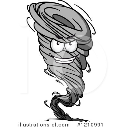 Royalty-Free (RF) Tornado Clipart Illustration by Vector Tradition SM - Stock Sample #1210991