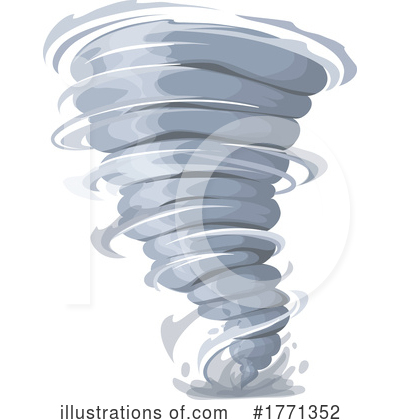Royalty-Free (RF) Tornado Clipart Illustration by Vector Tradition SM - Stock Sample #1771352