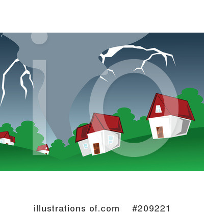 Royalty-Free (RF) Tornado Clipart Illustration by mayawizard101 - Stock Sample #209221