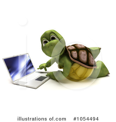 Royalty-Free (RF) Tortoise Clipart Illustration by KJ Pargeter - Stock Sample #1054494