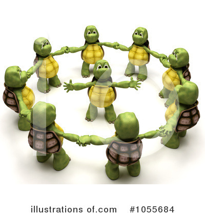 Royalty-Free (RF) Tortoise Clipart Illustration by KJ Pargeter - Stock Sample #1055684