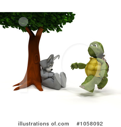 Royalty-Free (RF) Tortoise Clipart Illustration by KJ Pargeter - Stock Sample #1058092