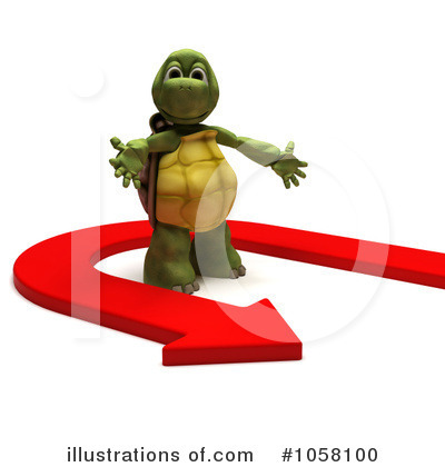 Royalty-Free (RF) Tortoise Clipart Illustration by KJ Pargeter - Stock Sample #1058100