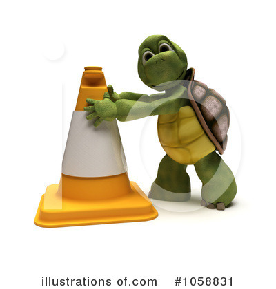 Royalty-Free (RF) Tortoise Clipart Illustration by KJ Pargeter - Stock Sample #1058831