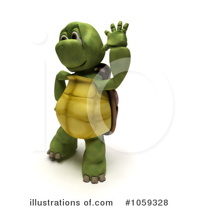 Royalty-Free (RF) Tortoise Clipart Illustration by KJ Pargeter - Stock Sample #1059328