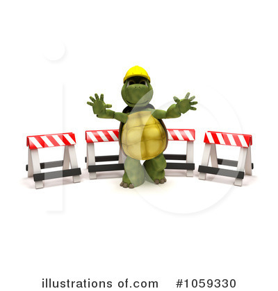 Royalty-Free (RF) Tortoise Clipart Illustration by KJ Pargeter - Stock Sample #1059330