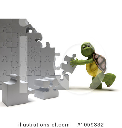 Royalty-Free (RF) Tortoise Clipart Illustration by KJ Pargeter - Stock Sample #1059332