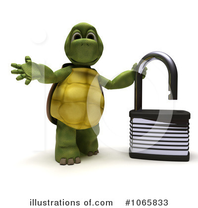 Royalty-Free (RF) Tortoise Clipart Illustration by KJ Pargeter - Stock Sample #1065833