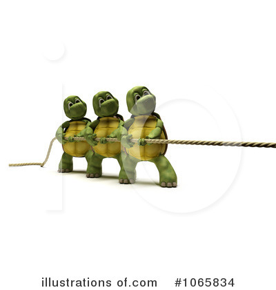 Royalty-Free (RF) Tortoise Clipart Illustration by KJ Pargeter - Stock Sample #1065834