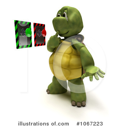 Royalty-Free (RF) Tortoise Clipart Illustration by KJ Pargeter - Stock Sample #1067223