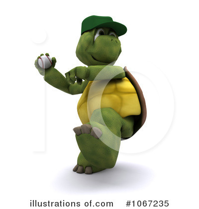 Royalty-Free (RF) Tortoise Clipart Illustration by KJ Pargeter - Stock Sample #1067235