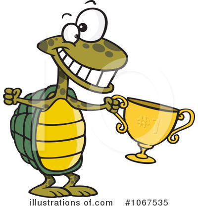Royalty-Free (RF) Tortoise Clipart Illustration by toonaday - Stock Sample #1067535
