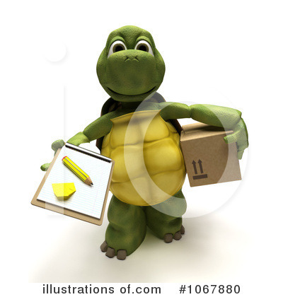 Royalty-Free (RF) Tortoise Clipart Illustration by KJ Pargeter - Stock Sample #1067880