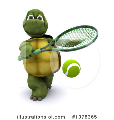 Royalty-Free (RF) Tortoise Clipart Illustration by KJ Pargeter - Stock Sample #1078365