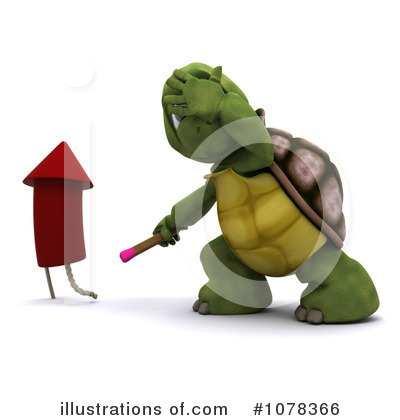 Royalty-Free (RF) Tortoise Clipart Illustration by KJ Pargeter - Stock Sample #1078366