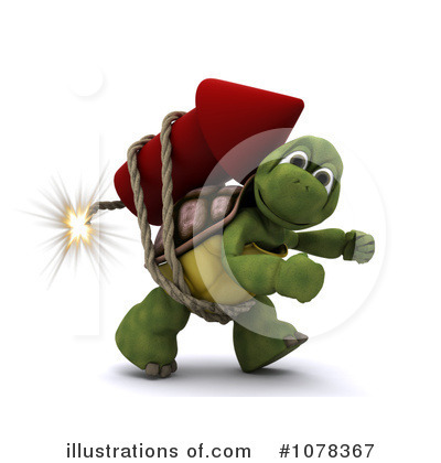 Royalty-Free (RF) Tortoise Clipart Illustration by KJ Pargeter - Stock Sample #1078367
