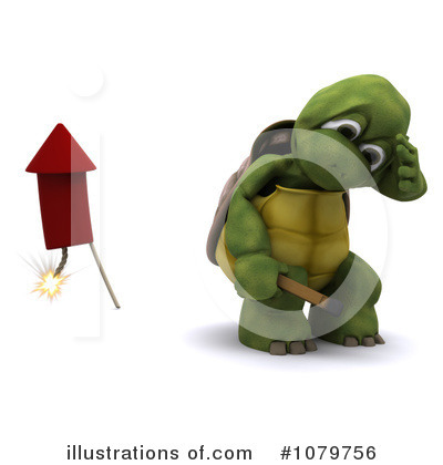 Royalty-Free (RF) Tortoise Clipart Illustration by KJ Pargeter - Stock Sample #1079756