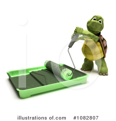 Royalty-Free (RF) Tortoise Clipart Illustration by KJ Pargeter - Stock Sample #1082807