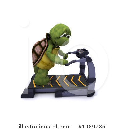 Royalty-Free (RF) Tortoise Clipart Illustration by KJ Pargeter - Stock Sample #1089785