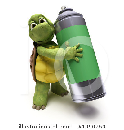 Royalty-Free (RF) Tortoise Clipart Illustration by KJ Pargeter - Stock Sample #1090750