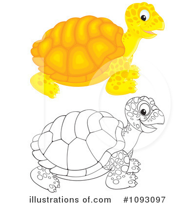 Tortoise Clipart #1093097 by Alex Bannykh
