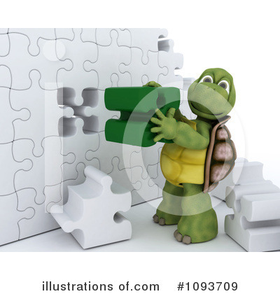 Royalty-Free (RF) Tortoise Clipart Illustration by KJ Pargeter - Stock Sample #1093709