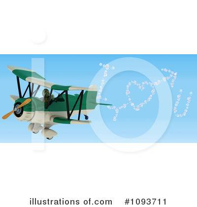 Biplane Clipart #1093711 by KJ Pargeter