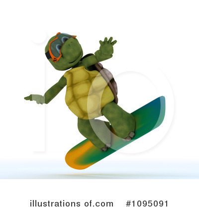 Royalty-Free (RF) Tortoise Clipart Illustration by KJ Pargeter - Stock Sample #1095091