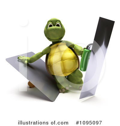 Royalty-Free (RF) Tortoise Clipart Illustration by KJ Pargeter - Stock Sample #1095097