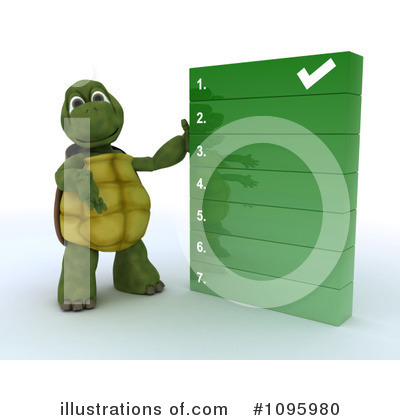 Royalty-Free (RF) Tortoise Clipart Illustration by KJ Pargeter - Stock Sample #1095980