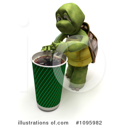 Royalty-Free (RF) Tortoise Clipart Illustration by KJ Pargeter - Stock Sample #1095982