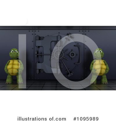 Royalty-Free (RF) Tortoise Clipart Illustration by KJ Pargeter - Stock Sample #1095989