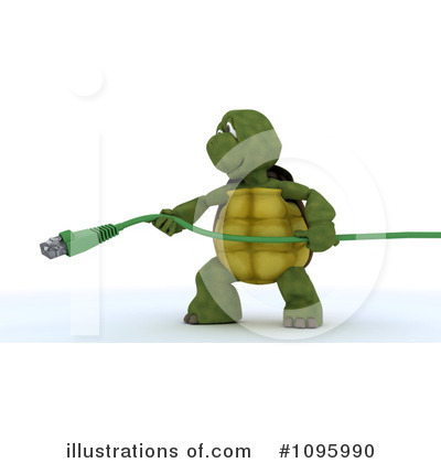 Royalty-Free (RF) Tortoise Clipart Illustration by KJ Pargeter - Stock Sample #1095990