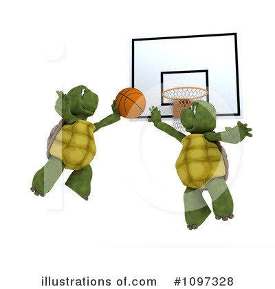 Royalty-Free (RF) Tortoise Clipart Illustration by KJ Pargeter - Stock Sample #1097328