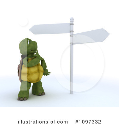 Royalty-Free (RF) Tortoise Clipart Illustration by KJ Pargeter - Stock Sample #1097332