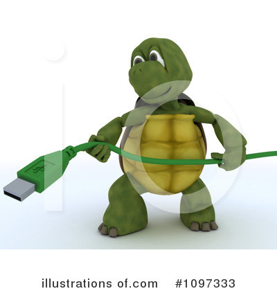Royalty-Free (RF) Tortoise Clipart Illustration by KJ Pargeter - Stock Sample #1097333