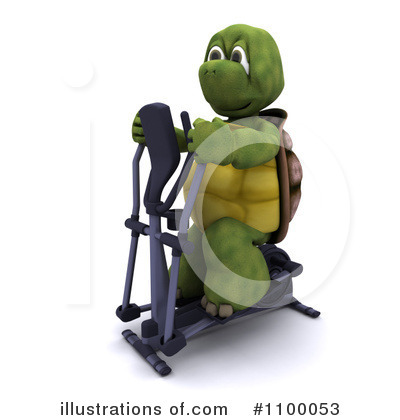 Royalty-Free (RF) Tortoise Clipart Illustration by KJ Pargeter - Stock Sample #1100053
