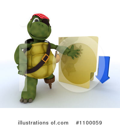 Turtle Clipart #1100059 by KJ Pargeter