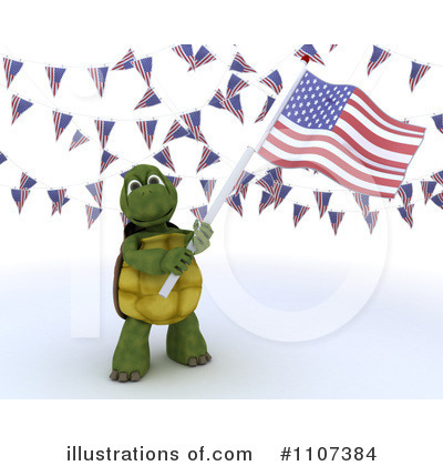 Royalty-Free (RF) Tortoise Clipart Illustration by KJ Pargeter - Stock Sample #1107384