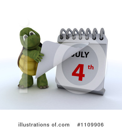Royalty-Free (RF) Tortoise Clipart Illustration by KJ Pargeter - Stock Sample #1109906