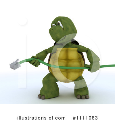 Royalty-Free (RF) Tortoise Clipart Illustration by KJ Pargeter - Stock Sample #1111083