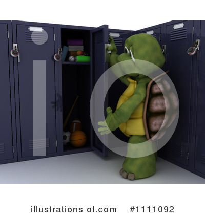 Royalty-Free (RF) Tortoise Clipart Illustration by KJ Pargeter - Stock Sample #1111092